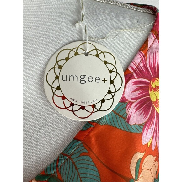 Umgee Floral Kimono Sleeve Crop Top Sz XL Boho Multicolor Colorful NWT - Picture 6 of 8